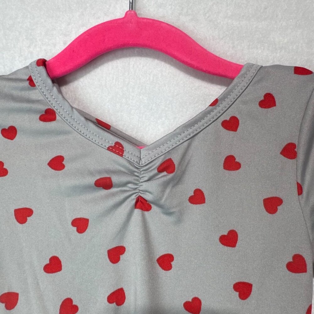 Dotdotsmile Dress Size 2T Gray with Red Hearts New With Tags - Picture 2 of 7